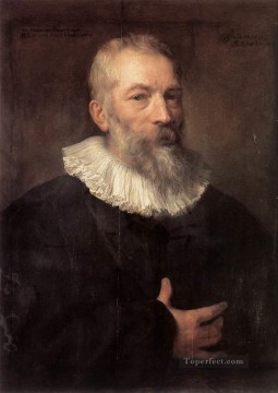  Artist Oil Painting - Portrait of the Artist Martin Pepijn Baroque court painter Anthony van Dyck